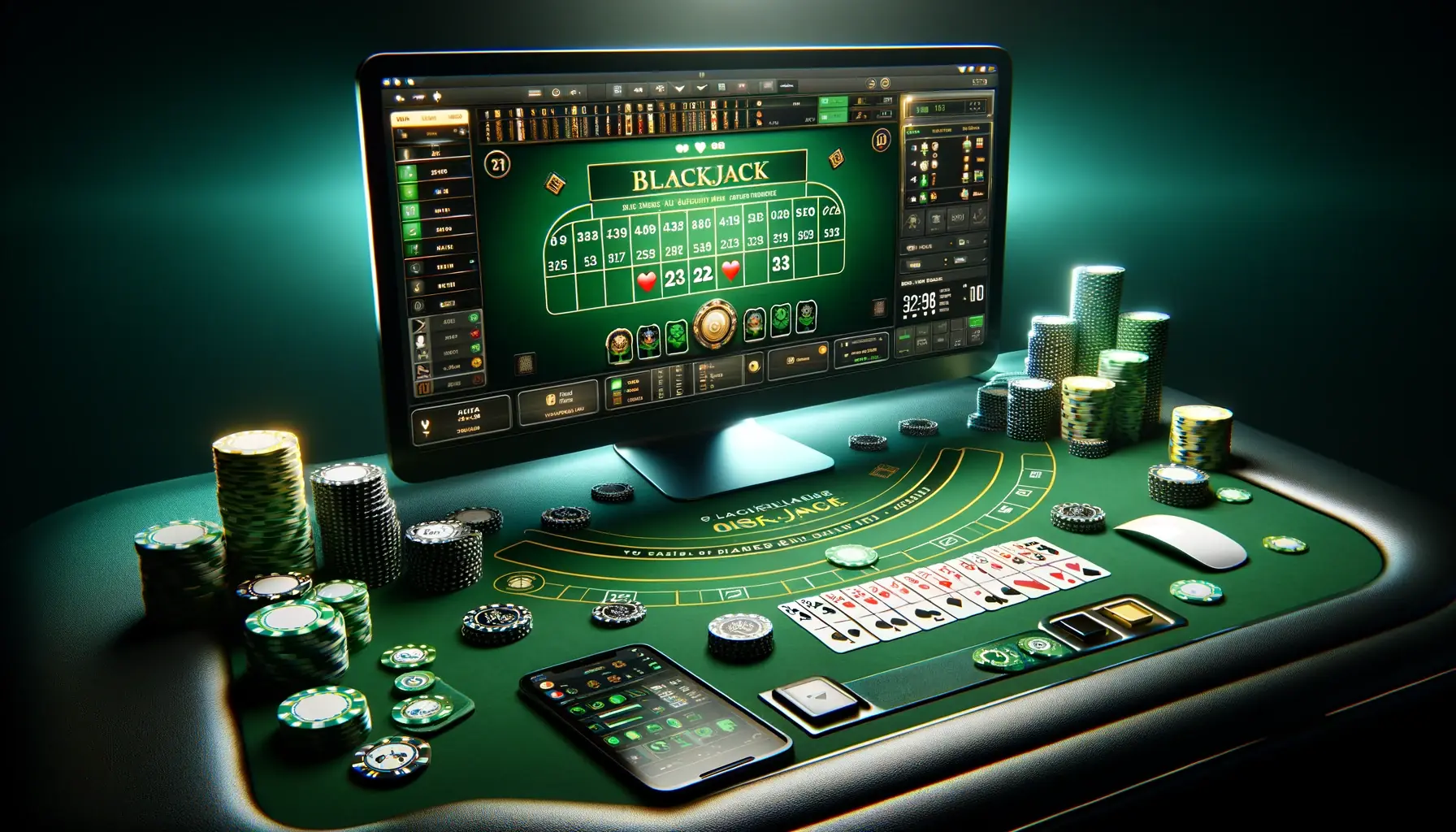 Spin blackjack